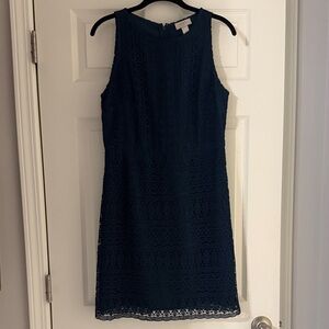 LOFT Teal Lace Dress